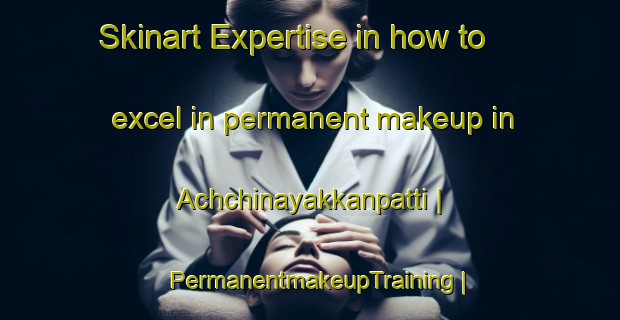 Skinart Expertise in how to excel in permanent makeup in Achchinayakkanpatti | PermanentmakeupTraining | PermanentmakeupClasses | SkinartTraining-India
